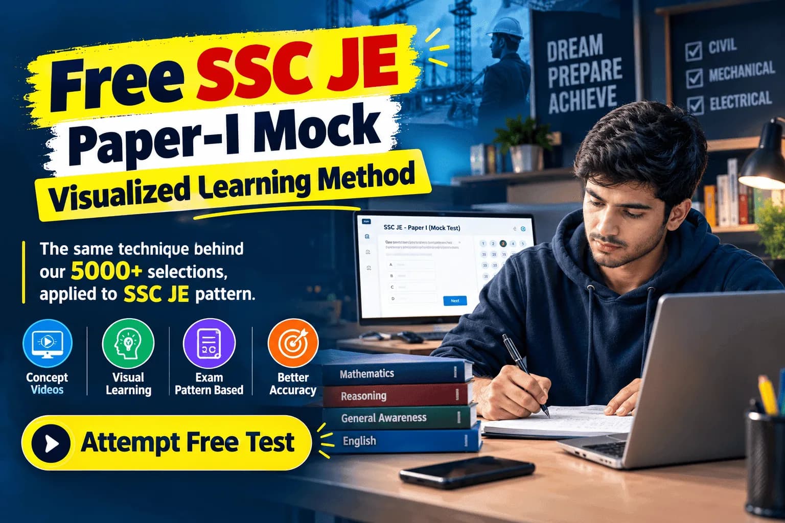 Free SSC-JE Mock Test
